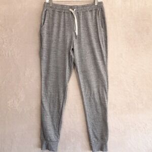 True Classic Mens  Lightweight Active Jogger Pants Sz.M/Gray Heather/Drawstring